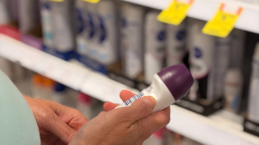 reading antiperspirant ingredient label